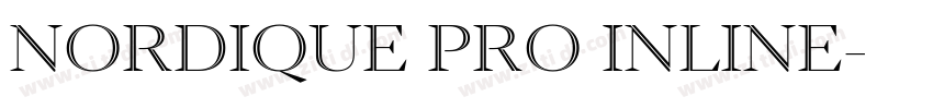 Nordique Pro Inline字体转换